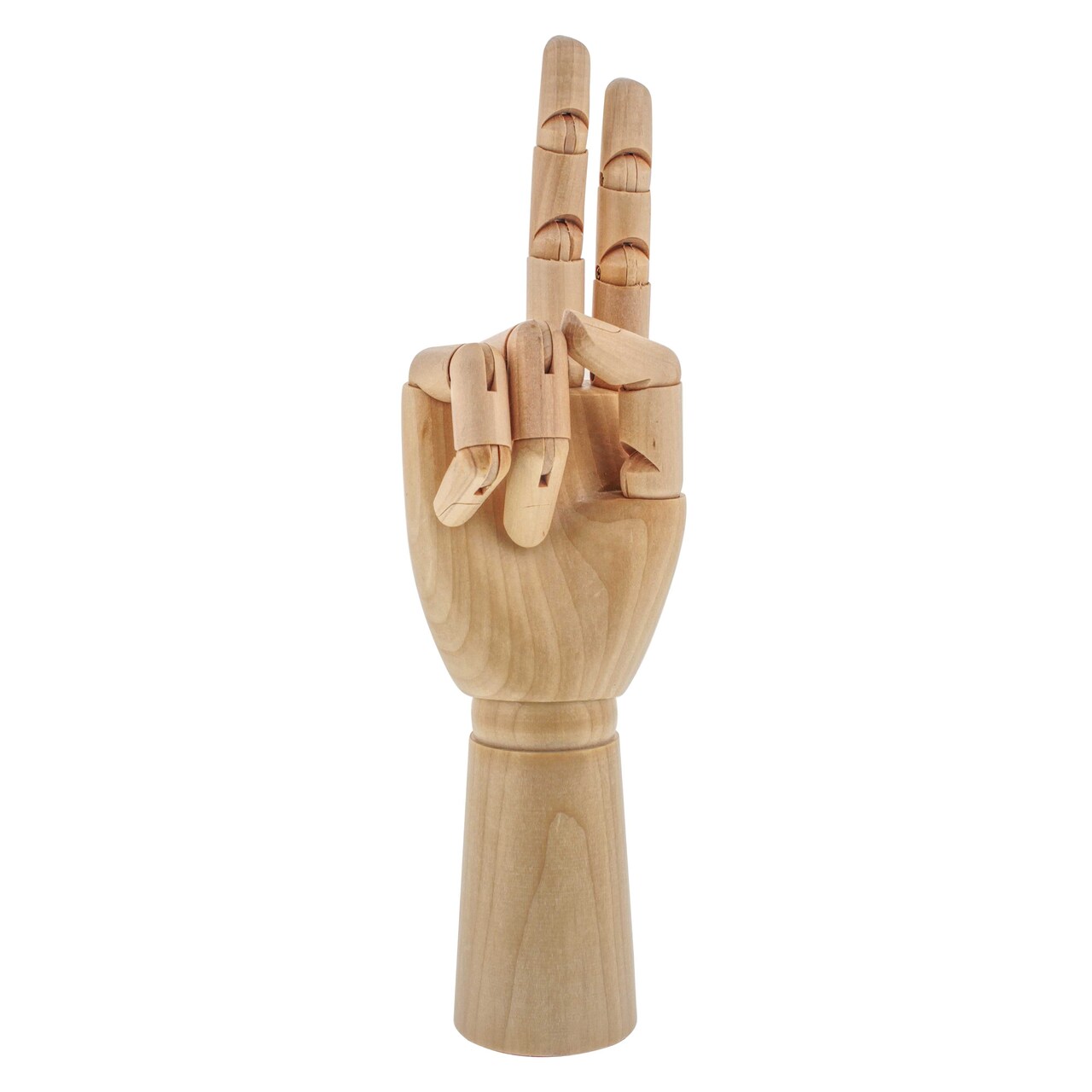 Wood Artist Drawing Manikin Articulated Mannequin with Wooden Flexible Fingers - Perfect for drawing the human hand (7" Right Hand)